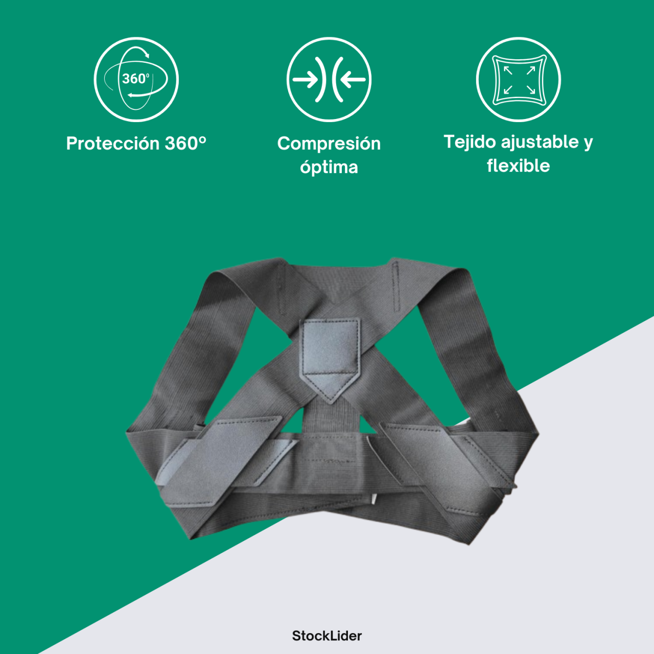 POSTURA™ | Corrector Ergonómico (Soporte Ajustable + Confort Total)